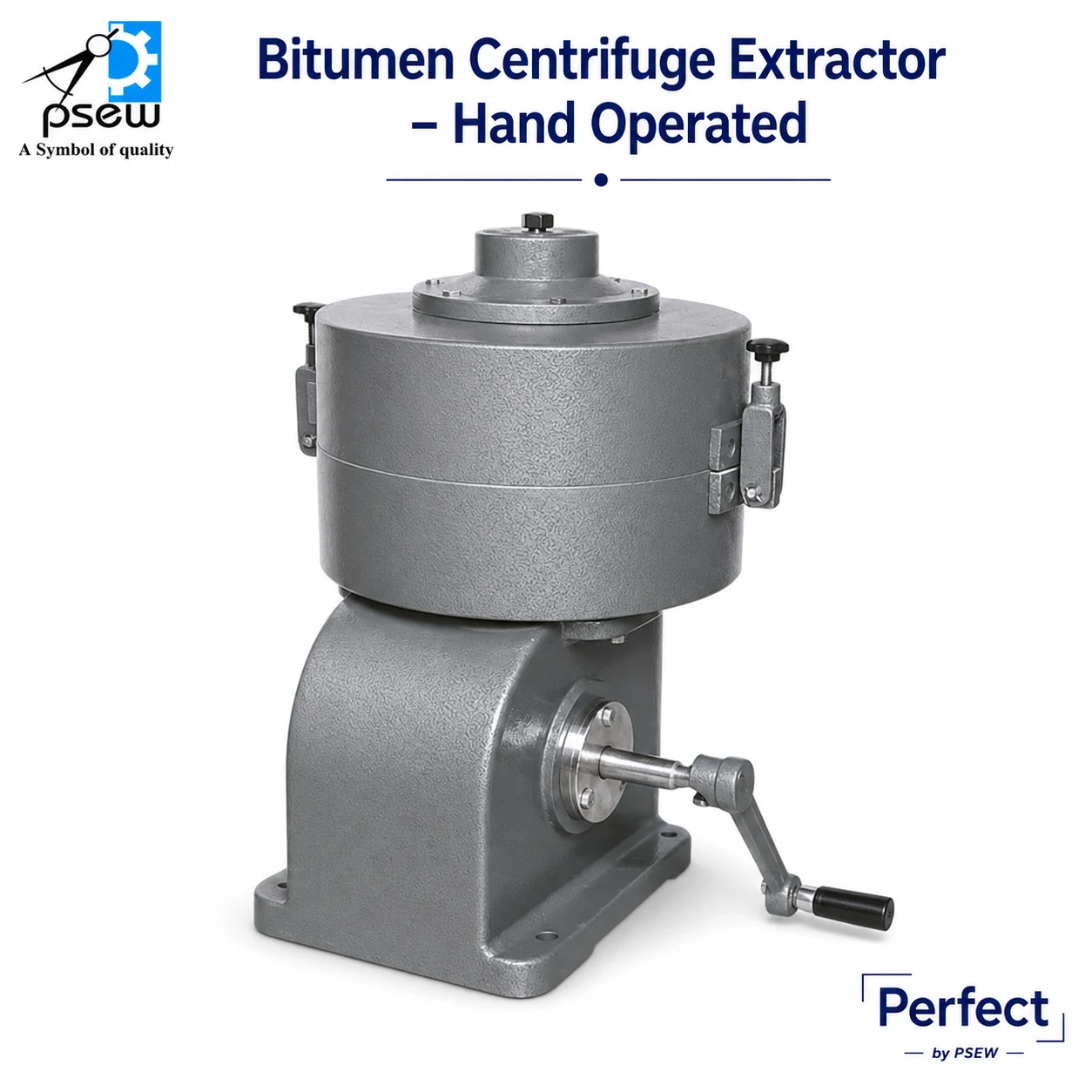 Bitumen Centrifuge Extractor — Hand Operated