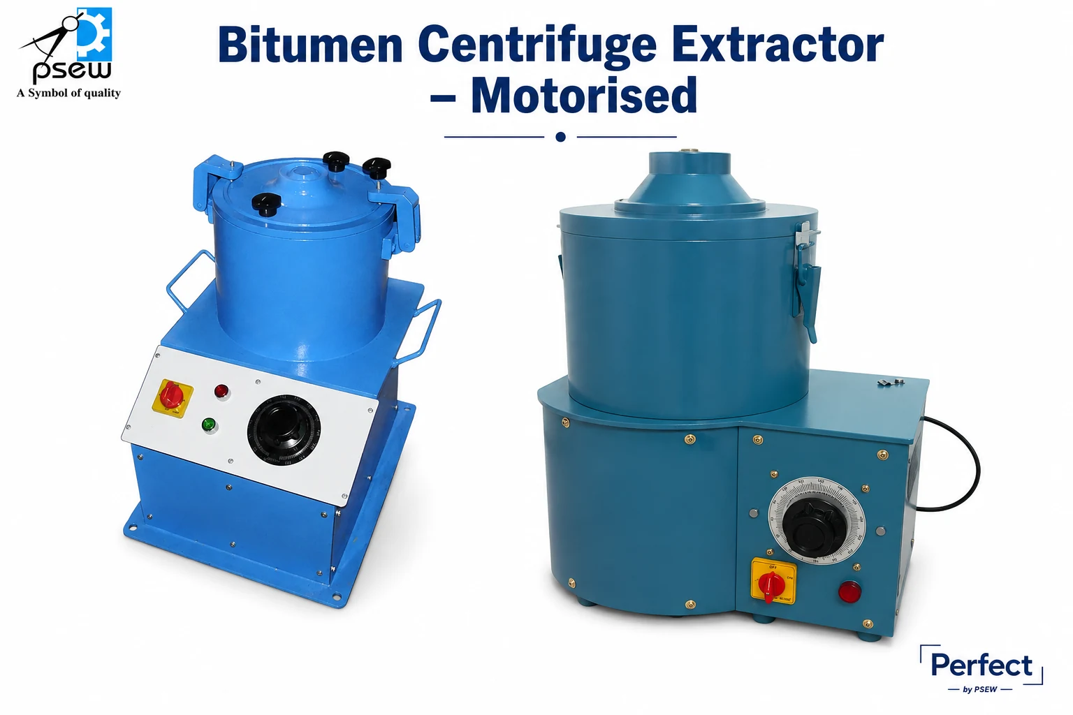 Bitumen Centrifuge Extractor — Motorised (Electrically Operated)
