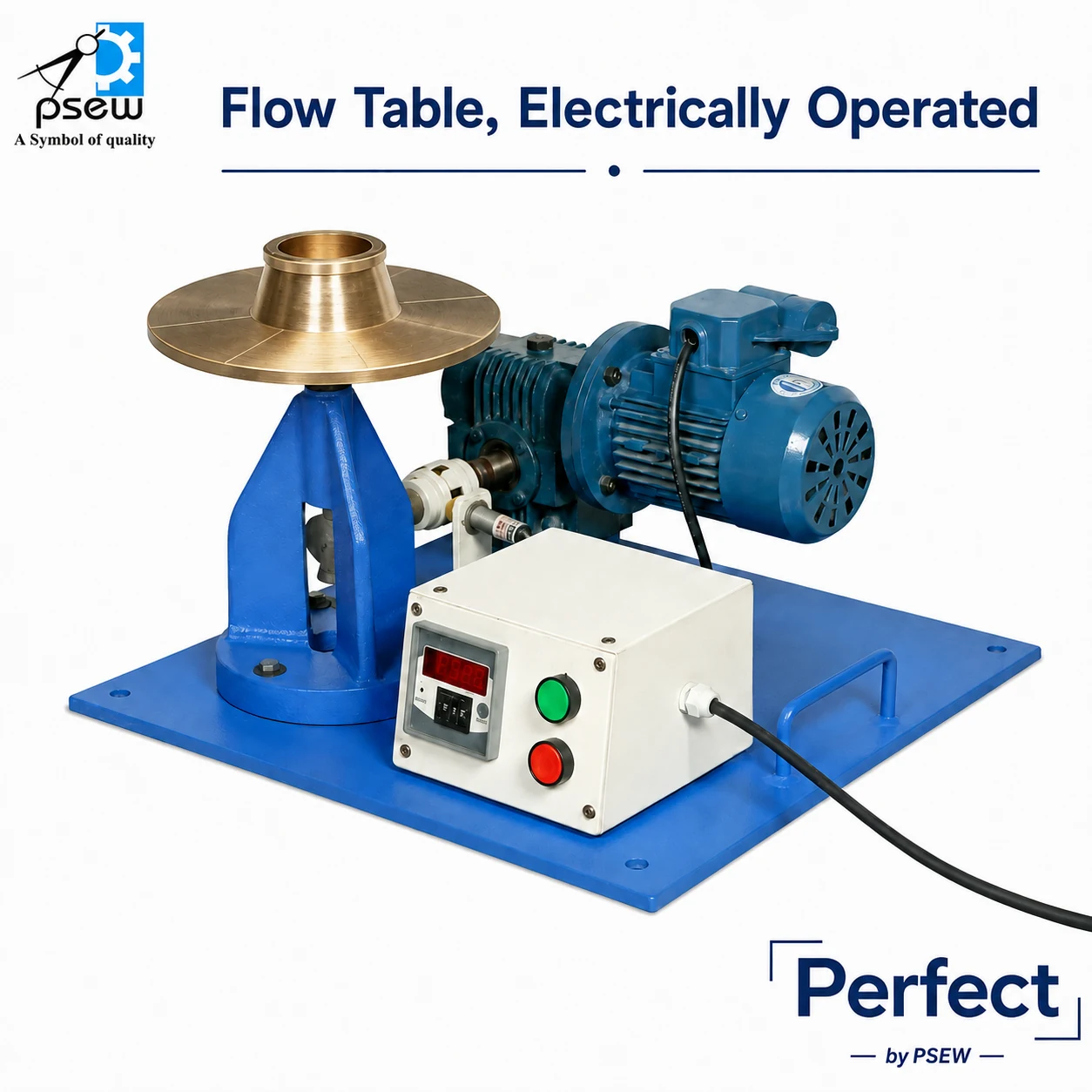 Flow Table for Cement Mortars, Electrically/Hand operated