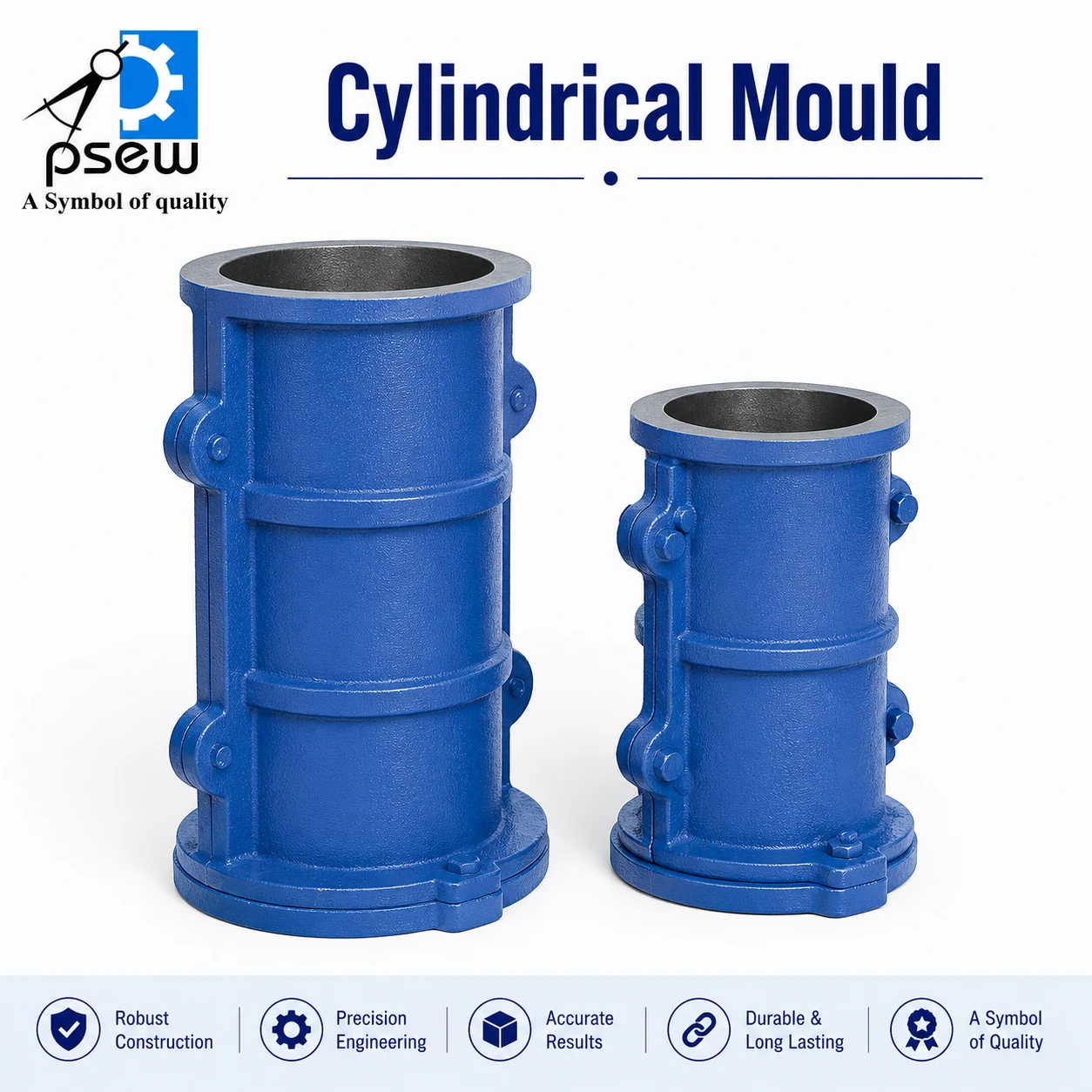 Cylindrical Mould (100×200 mm / 150×300 mm)