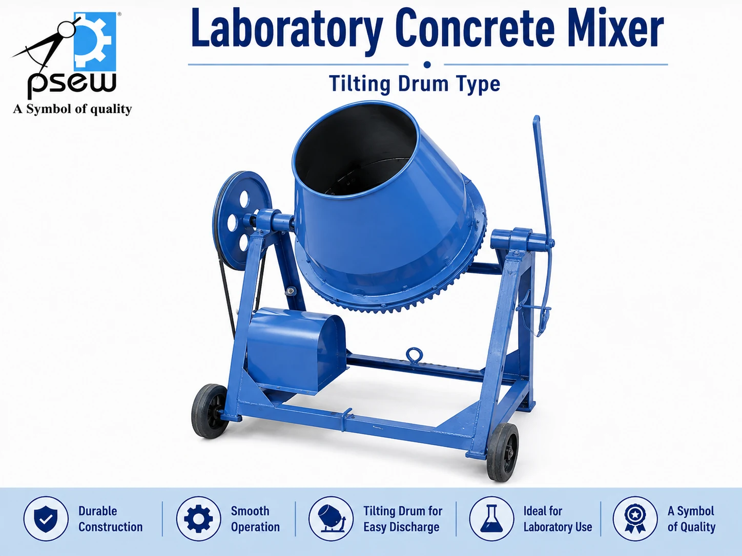 Laboratory Mixer, Drum Type (30 litre capacity)